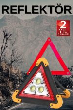 Solar Şarjlı Çok Fonksiyonlu Reflektör Işıklı Ikaz Lambası Acil Durum Reflektörü Acil Durum Uyarı Lambası - Görsel 5