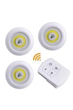 Led Lamba 3'lü Uzaktan Kumandalı Yapışkanlı - Görsel 5