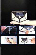 Güneş Enerjili Bahçe Aydınlatma Lambası Solar 100 Led Lamba - Görsel 3