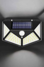 Güneş Enerjili Bahçe Aydınlatma Lambası Solar 100 Led Lamba - Görsel 4