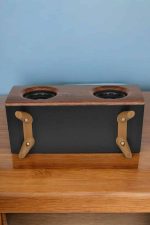 Bluetooth Hoparlör Ahşap Klasik Retro Gramofon Bluetooth Müzik Kutusu - Görsel 5