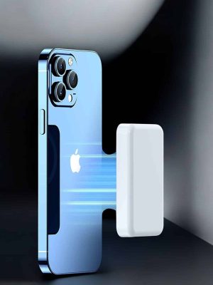 5000 Mah İOS Uyumlu Magsafe Kablosuz Şarj Hızlı Şarj Desteği