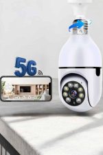 Güvenlik Kamerası Wifi Kamera Duylu Ev Kamerası Wifi Bağlantılı Dönebilen - Görsel 5
