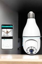 Güvenlik Kamerası Wifi Kamera Duylu Ev Kamerası Wifi Bağlantılı Dönebilen - Görsel 4