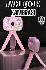 Ayaklı Mini Fotoğraf Makinesi Çocuk Için Eğitici Video Kamera (Kopya) - Görsel 5