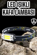 Kamp Feneri Balıkçı Feneri Başlıklı Suya Dayanıklı Kafa Lambası - Görsel 5