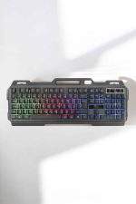 Oyuncu Klavyesi Q Klavye RGB Işıklı Mouse Hediyeli - Görsel 3