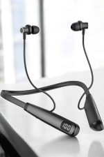 Boyun Bantlı Bluetooth Kulaklık Yüksek Ses Kaliteli 100 Saat Kulaklık - Görsel 2