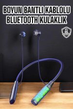 Yeni Nesil Bluetooth Kulaklık Kablolu Kulak İçi Dijital Göstergeli - Görsel 5