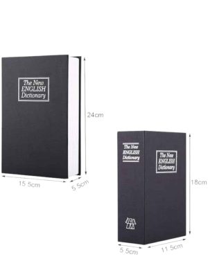 Büyük Boy Anahtarlı Kitap Görünümlü Gizli Kasa Çelik Kasa Altın Kasası