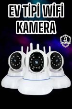 Wifi Kamerası Çift Yönlü Bebek Güvenlik Kamerası Gece Görüşlü - Görsel 5