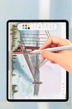 Tablet Kalemi iOS Android Windows Uyumlu Yedek Uçlu Universal Çizim Kalemi - Görsel 3