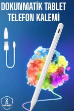 Tablet Kalemi iOS Android Windows Uyumlu Yedek Uçlu Universal Çizim Kalemi - Görsel 5
