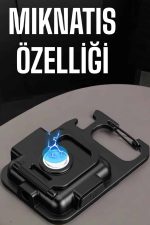 Kamp Işığı Çok Fonksiyonlu Taşınabilir Anahtarlık Kapak Açma Manyetik Özelliği - Görsel 5