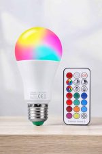 Renk Değiştirebilen RGB Işıklı Led Ampul A+Enerji 15 Watt Led Işık - Görsel 4