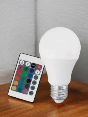 RGB Led Lamba Led Işık Ampul Renk Değiştirebilen 100 Watt