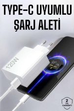 Type-C 120W Şarj Aleti Hızlı Şarj Turbo - Görsel 5