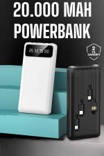 Powerbank 20.000 Mah Dijital Göstergeli LCD Ekran Uzun Pil Ömrü - Görsel 5