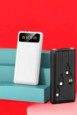 Powerbank 20.000 Mah LCD Ekran USB Lightning Type-C Uyumlu İOS ve Android - Görsel 3