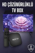 TV Box Android Uyumlu 4 Çekirdekli WİFİ Bağlantılı 4K - Görsel 5