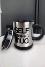 Yazılı Mug Kupa Karıştırıcı Özelliği Ve Paslanmaz Çelik - Görsel 2