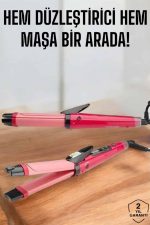 Hem Düzleştirici Hem Maşa Saç Şekillendirici - Görsel 5