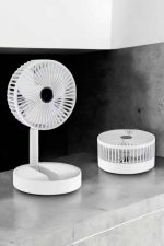 Soğutucu Vantilatör Telefon Standlı Mini Fan - Görsel 2