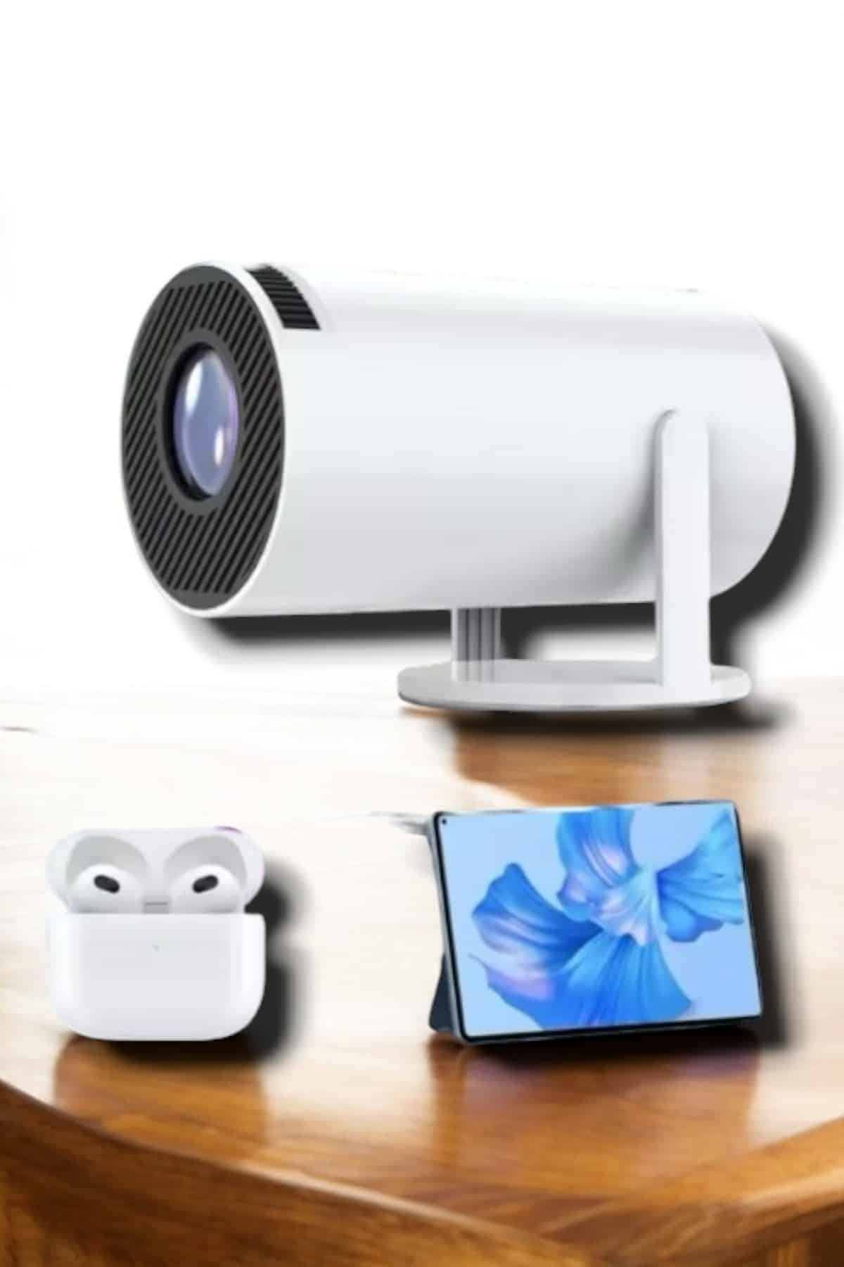 1216274_IMG_3134-Photoroom.jpg 130 İnç Geniş Ekran ve 4K Destekli Full HD Projeksiyon Cihazı - Görsel 1