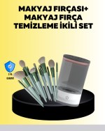 Hijyenik Makyaj İçin 13’lü Fırça Seti ve Elektrikli Temizleyici - Görsel 5