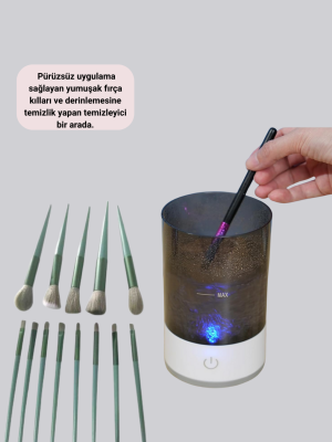 Makyaj Fırçası ve Elektrikli Fırça Temizleyici Kampanya Paketi