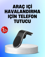 Manyetik Araç Telefon Tutucu – 360° Döner Kalorifer Petekli - Görsel 5