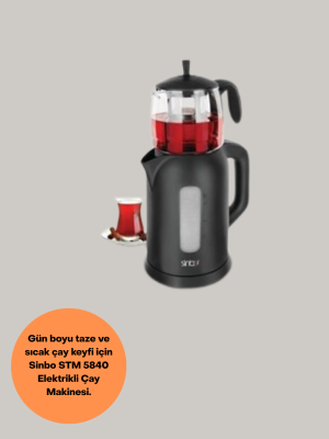 Sinbo STM 5840 Elektrikli Çay Makinesi 1800 Watt 1,7 Litre
