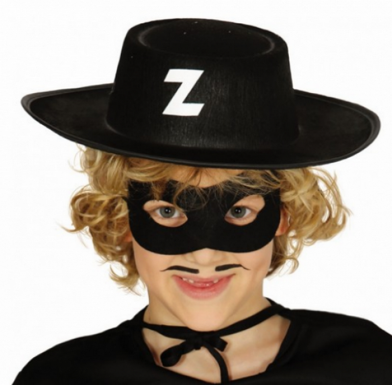 1220943_Z-Logolu-Zorro-Sapkasi-ve-Zorro-Maskesi-Cocuk-Boy-resim-1272.png Z Logolu Zorro Şapkası ve Zorro Maskesi Çocuk Boy - Görsel 1