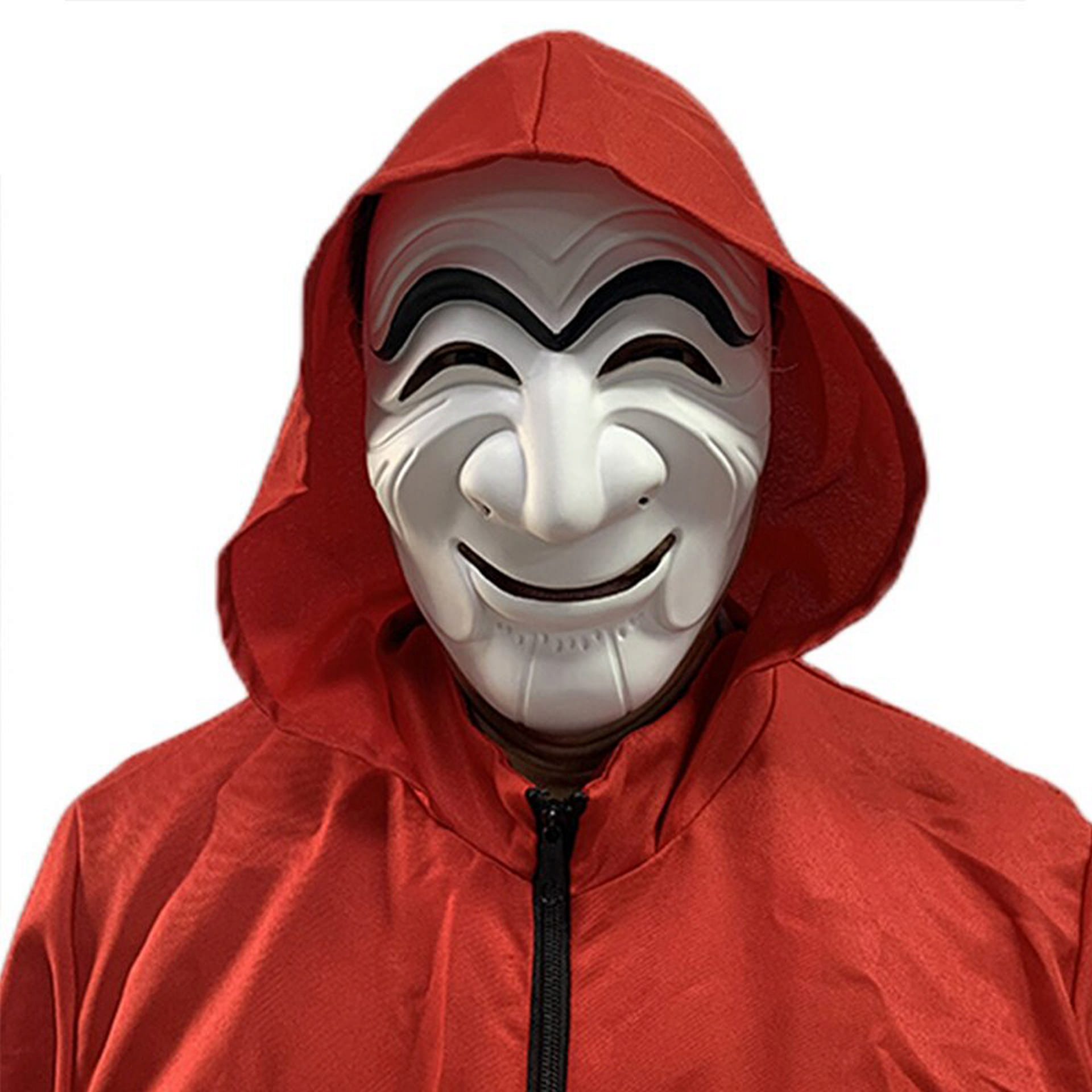 1221383_La-Casa-De-Papel-Kore-Mask-Par-resim-3948.jpg Koreli Hırsız Teatral Hahoe Maskesi - Para Heist Maskesi - Dali Maskesi - Görsel 1