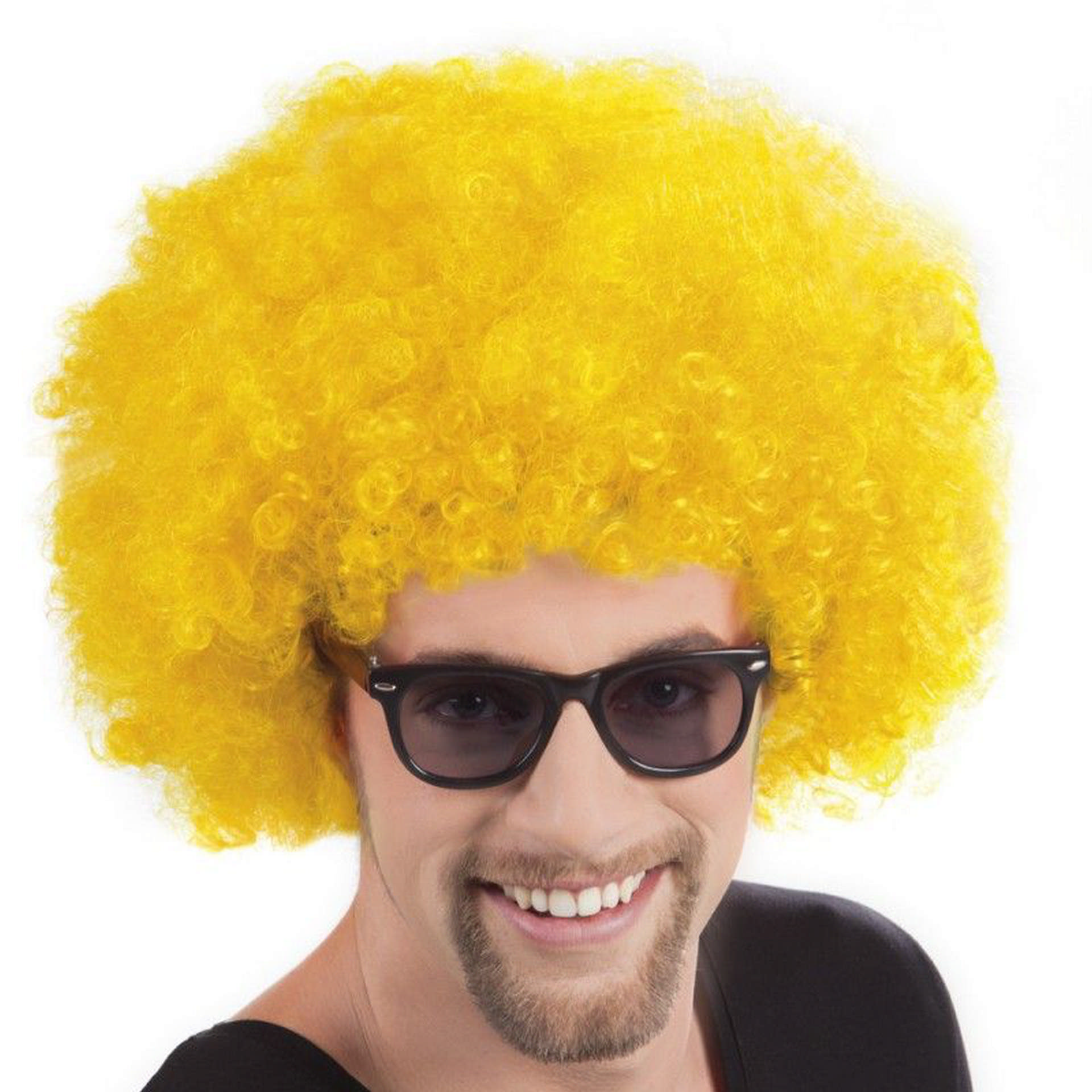 1221441_Sari-Renk-Kivircik-Afro-Bonus-Peruk-resim-463.jpg Sarı Renk Kıvırcık Afro Bonus Peruk - Görsel 1