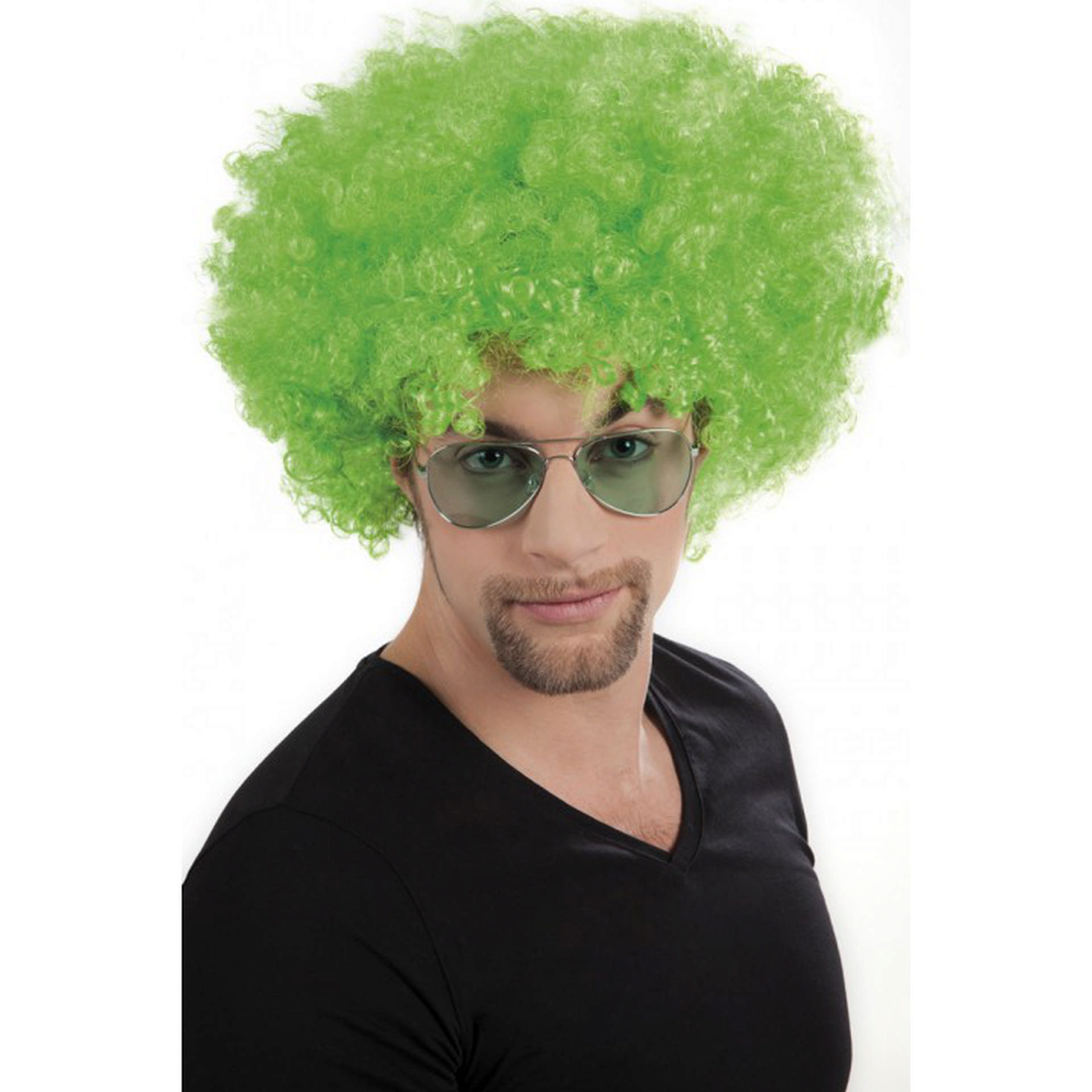 1221472_Yesil-Renk-Kivircik-Afro-Bonus-Peruk-resim-2479.jpg Yeşil Renk Kıvırcık Afro Bonus Peruk - Görsel 1