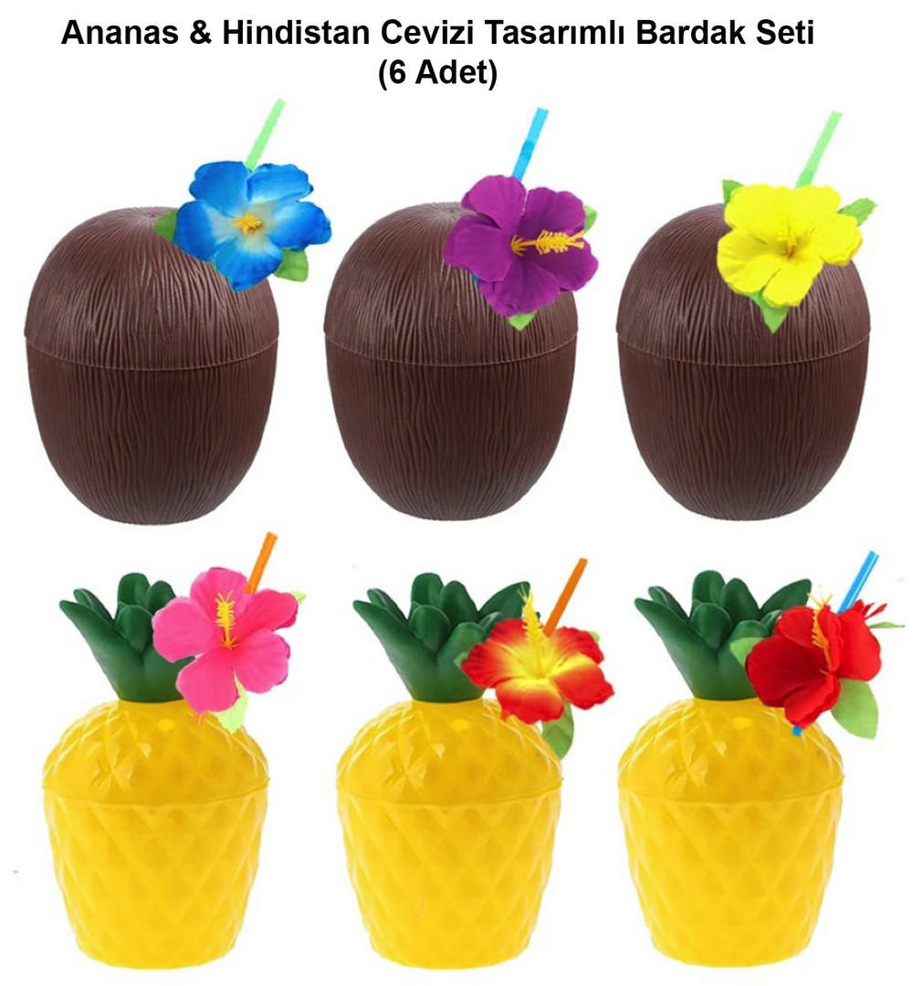 1221791_ananas-hindistan-cevizi-tasarimli-pipetli-bardak-seti-6-adet-resim-5082.jpg Ananas & Hindistan Cevizi Tasarımlı Pipetli Bardak Seti (6 Adet) - Görsel 1