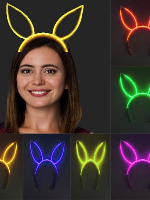 Karanlıkta Yanan Fosforlu Glow Taç 6 Renk 6 Adet