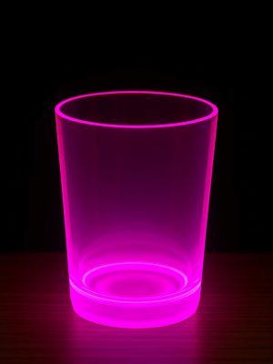 PartyGlow Neon Pembe Bardak 8.5 x 10.5 cm