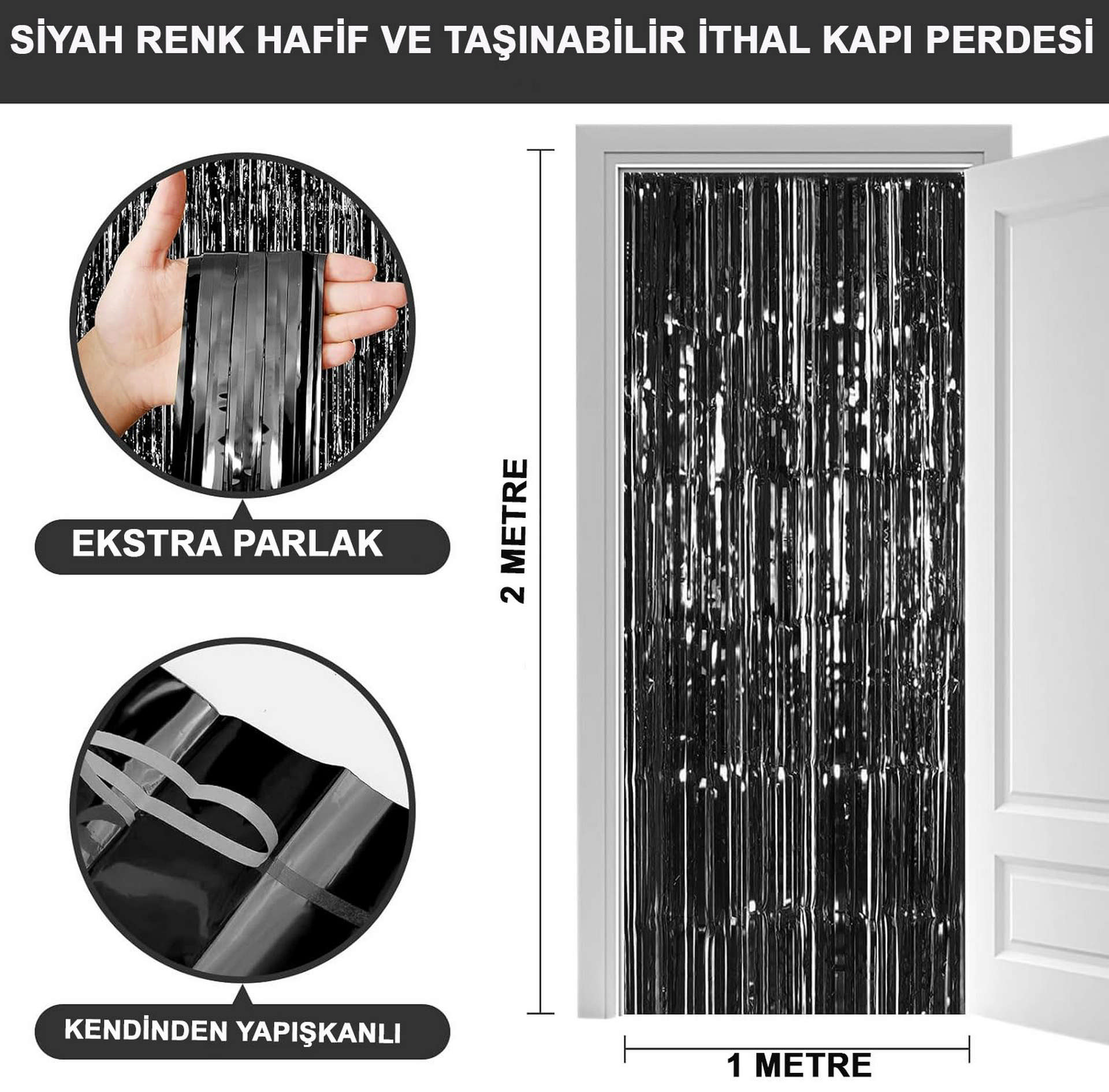 1221967_siyah-renk-ekstra-metalize-parlak-sacakli-arka-fon-perde-ithal-a-resim-4544.jpg Siyah Renk Ekstra Metalize Parlak Saçaklı Arka Fon Perde İthal A Kalite 1x2 Metre - Görsel 1
