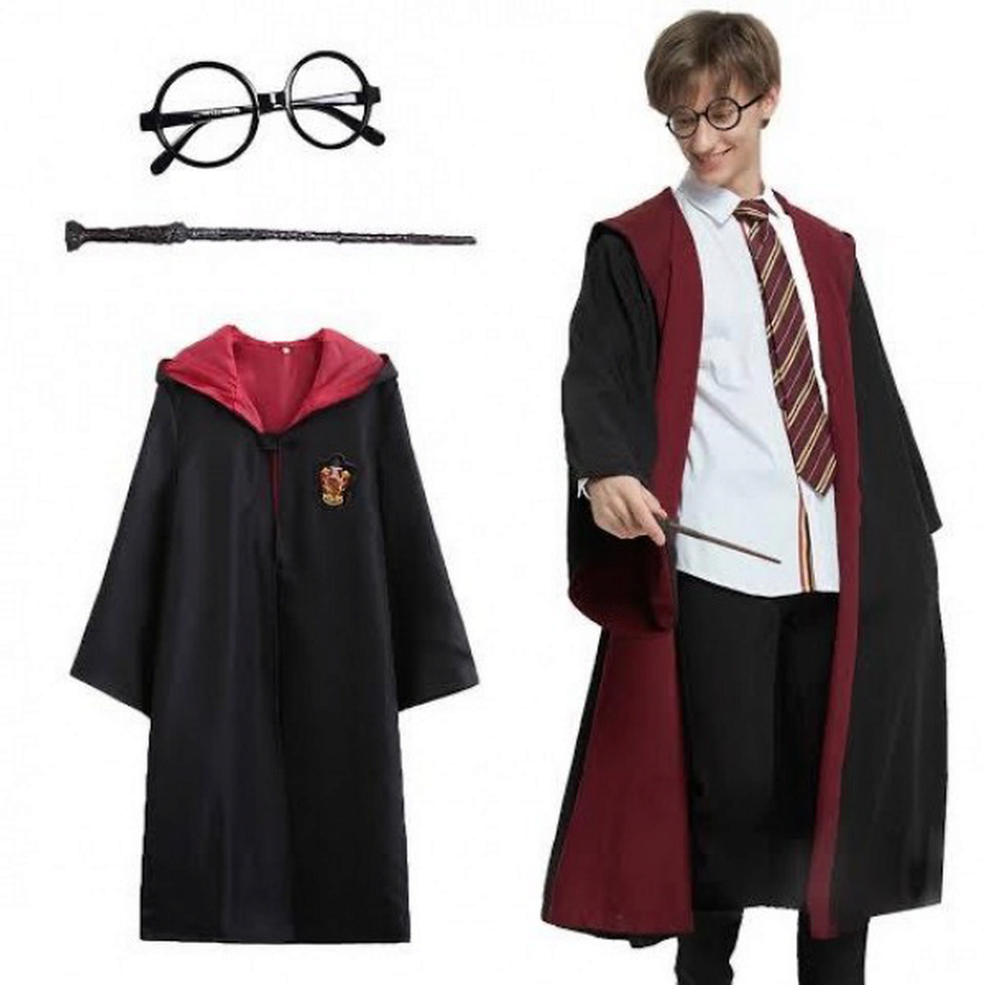 1222051_Harry-Potter-Gryffindor-Kapisonlu-Cocuk-Kostum-Asa-Gozluk-Seti-7-8-Yas-resim-3840.jpg Harry Potter Gryffindor Kapişonlu Çocuk Kostüm + Asa + Gözlük Seti 7-8 Yaş - Görsel 1