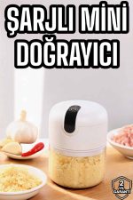 El Rondosu Mini Şarjlı Doğrayıcı Taşınabilir 250 ml - Görsel 5