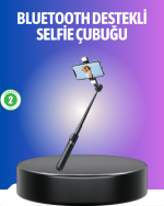 Bluetooth Selfie Çubuğu – Uzaktan Kumandalı - Görsel 5