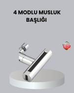 ABS Pirinç Alaşımlı Musluk Başlığı 4 Modlu 360° Dönebilen ve Ekonomik - Görsel 5