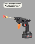 TEK BATARYALI 48V Şarjlı Basınçlı Yıkama Makinesi - Görsel 2