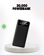Çoklu Güvenlik Korumalı 20.000 mAh Powerbank Fener Özellikli - Görsel 5