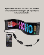 Gece Kullanıma Uygun  Pixel RGB LED Panel Estetik Atmosfer Işığı - Görsel 3
