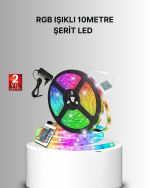 Uzaktan Kumandalı RGB Smart Şerit LED Işık Esnek ve Taşınabilir Dekorasyon - Görsel 5