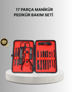 Şık Kutu Tasarımlı 17 Parça Manikür Pedikür Seti Dayanıklı ve Hijyenik - Görsel 5