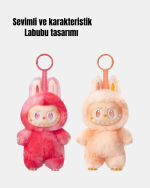 Yumuşak Dolgulu Labubu Karakter Peluş Oyuncak - Görsel 4